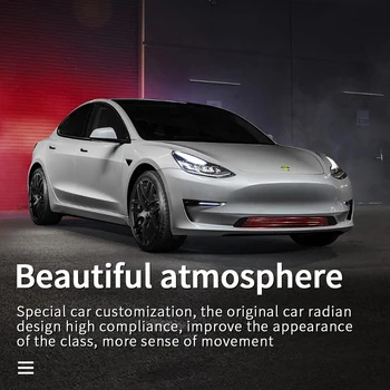 Sprednji očesa trim za Tesla model 3 dodatna oprema/avto dodatki model 3 tesla tri tesla model3 dodatki tesla 3