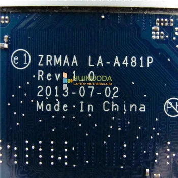 K000151490 ZRMAA LA-A481P Matično ploščo Za toshiba Satellite U40 M40 M45 14 palčni Glavni odbor / Sistemski plošči i3-4005U CPU DDR3