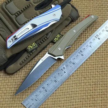 MAXACE ranger taktike folding nož XW42 rezilo KVT kroglični ležaj G10 ročaj kampiranje, lov na prostem Preživetje noži EOS Orodja