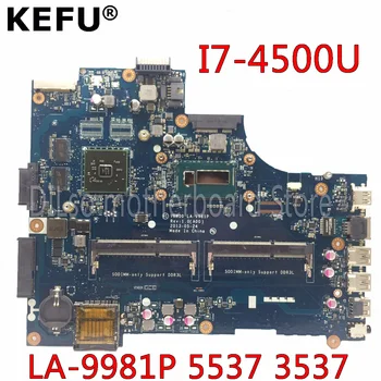 KEFU LA-9981P Matično ploščo Za Dell Inspiron 15R 3537 5537 Prenosni računalnik z Matično ploščo I7-4500U CPU HD8670M originalni Test dela