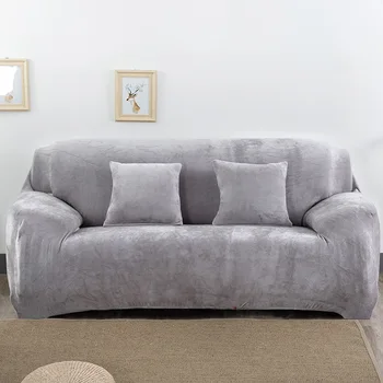 Trdna plišastih elastična kavč pokrovček sodobna področna slipcovers za kavč pohištvo zaščitnik stretch, prevleke za zofe 2 in 3 sedeži