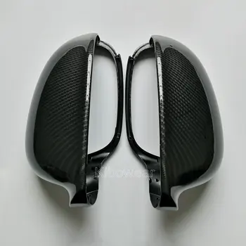 Strani Krilo Ogledalo Zajema Pokrove Za VW Golf MK5 GTI plus Passat B6 B5.5 za Jetta 5 (Ogljikov Videz) Sharan Variant za Volkswagen EOS